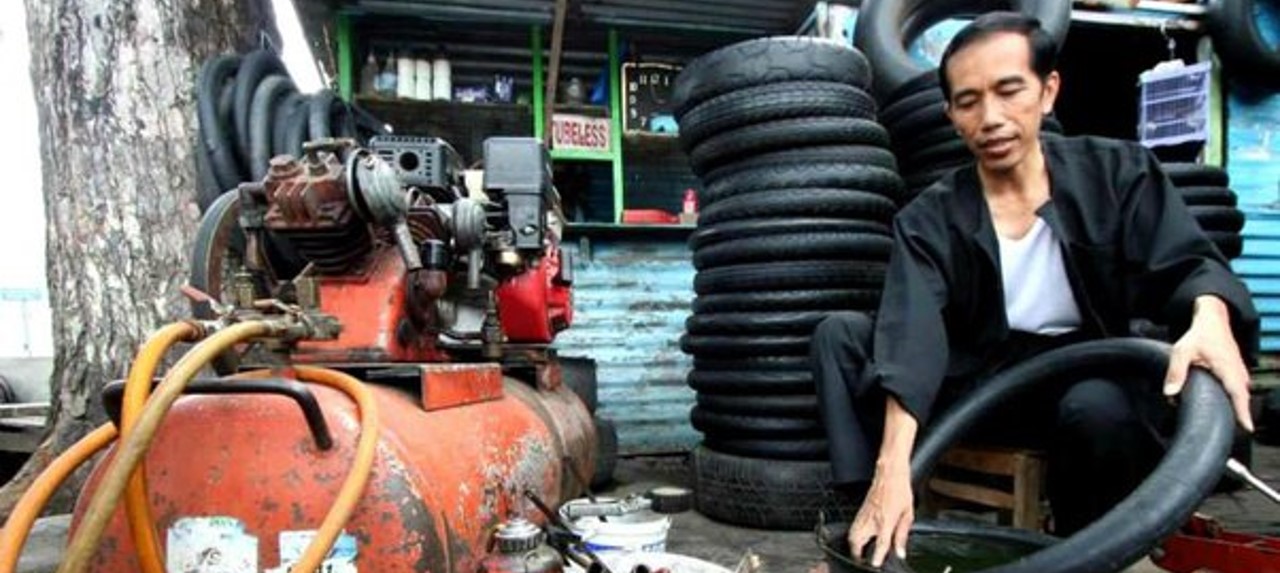 Foto area tambal ban Pak Bambang
